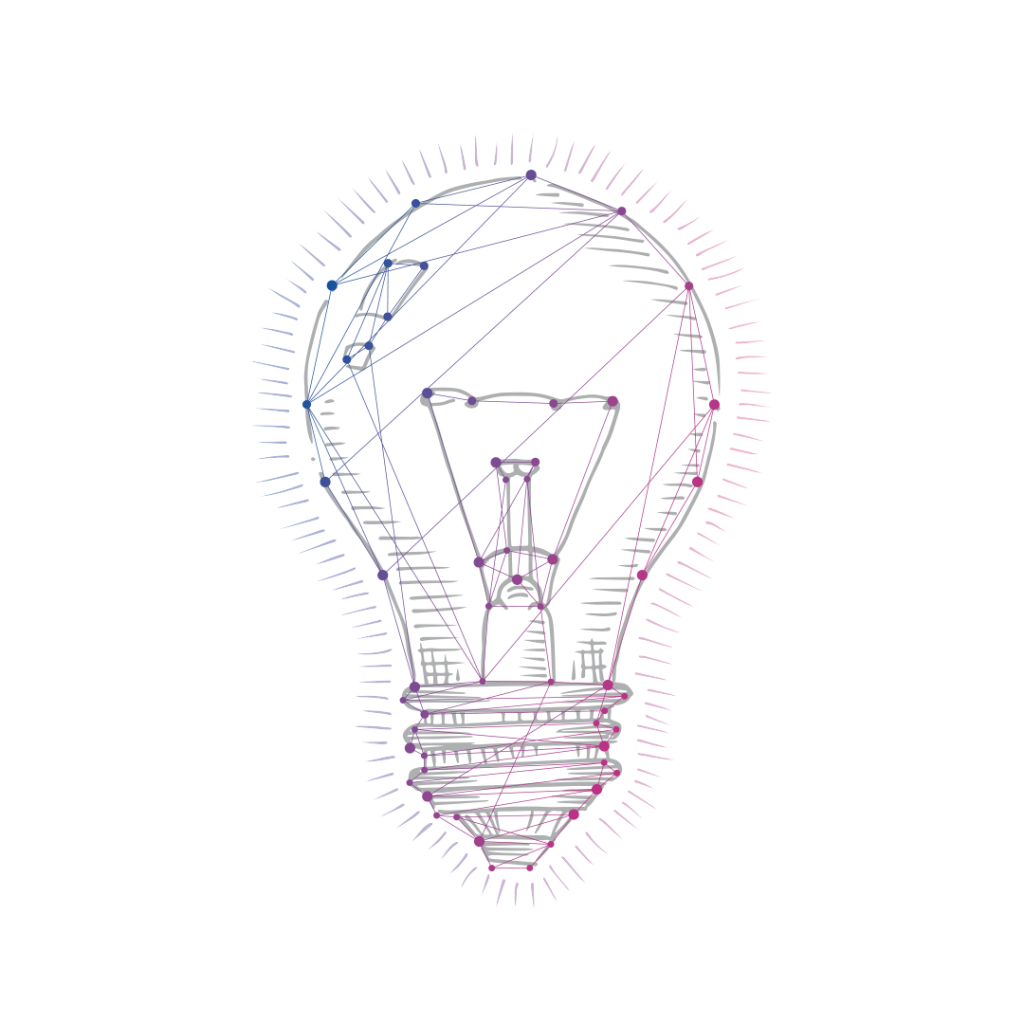 Glühbirne als Symbol für Ideen